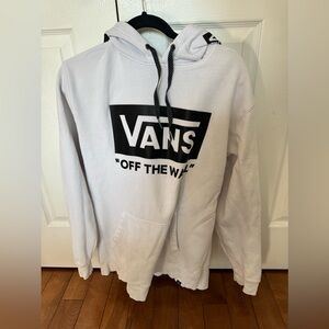 Vans off the Wall white hoodie size large